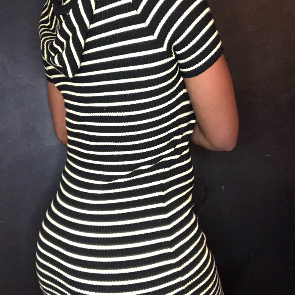 Yellow & Green Bodycon Dress